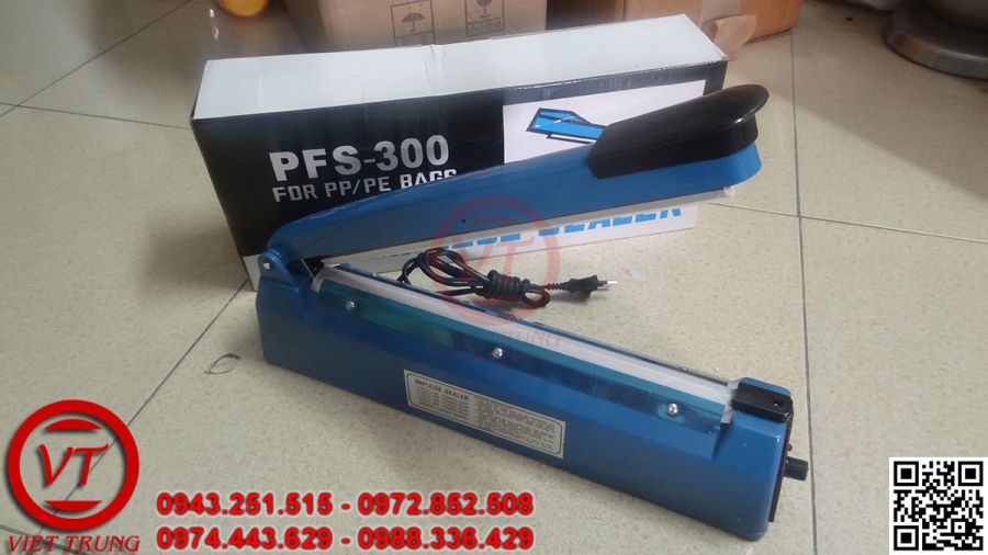 Máy hàn miệng túi dập tay PFS – 300 ( VT-HT02)