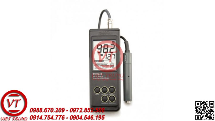 Máy đo độ dẫn cầm tay đa thang đo HI9033 (VT-MDDT54)