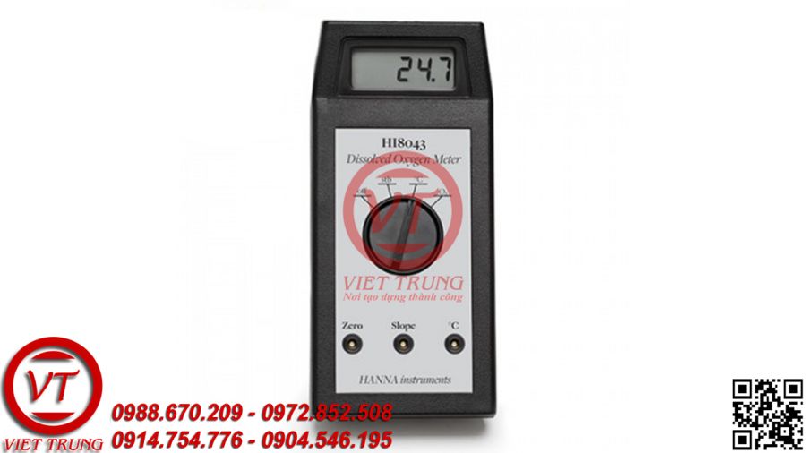 Máy đo oxy hòa tan hiệu chuẩn bằng tay Hanna HI8043 (VT-MDOX34)