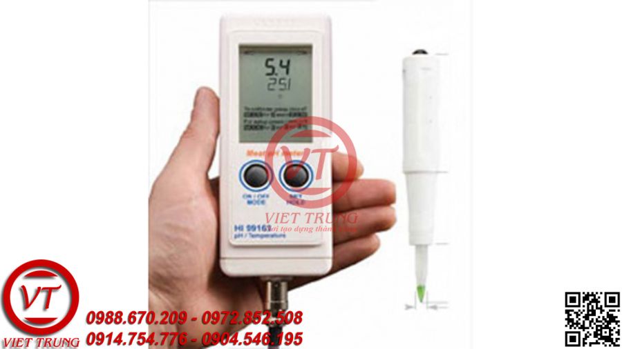 Máy đo pH và nhiệt độ thịt Hanna HI99163 (VT-MDNDTX01)