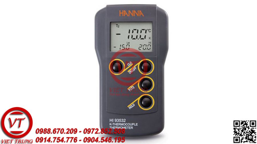 Máy đo nhiệt độ cổng K Hanna HI93532 (VT-MDNDTX12)