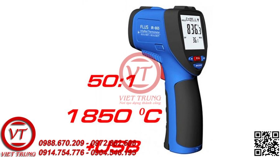 Máy đo nhiệt độ hồng ngoại Flus IR-865U (VT-MDNDHN65)