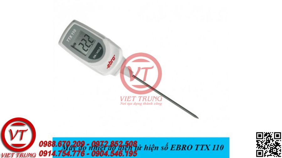 Máy đo nhiệt độ điện tử hiện số EBRO TTX 110 (VT-MDNDHN09)