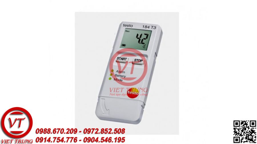 Thiết bị tự ghi nhiệt độ và độ ẩm Testo 184H (VT-MDNDDA55)