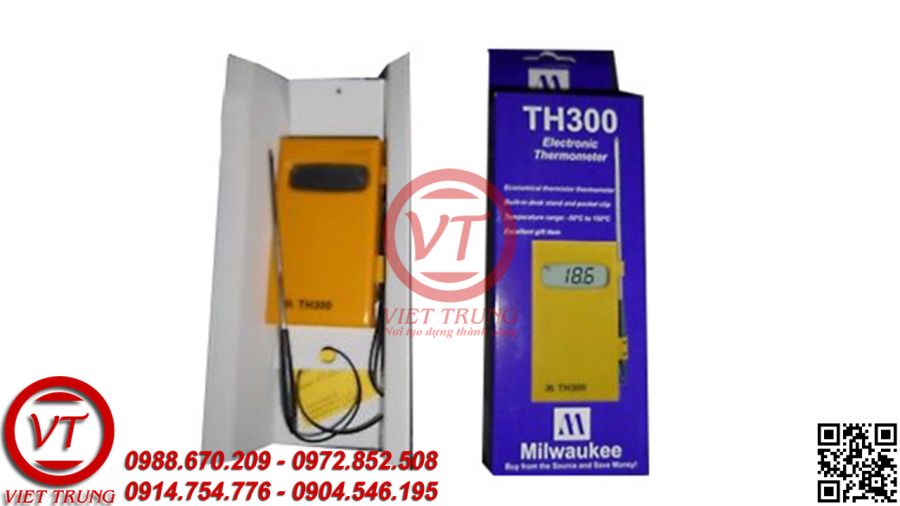 Máy đo nhiệt độ điện tử hiện số MILWAUKEE TH300 (VT-MDNDDA66)