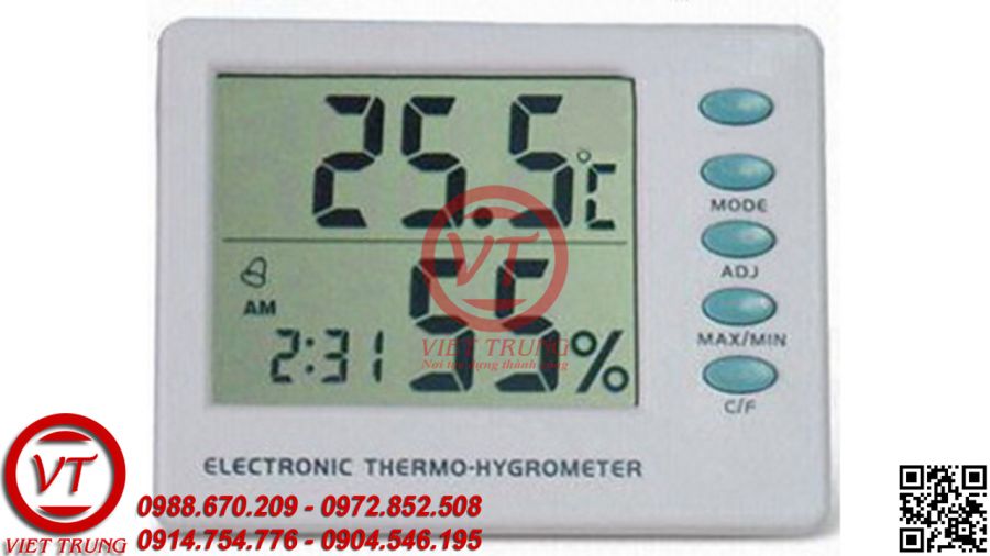 Đồng hồ đo độ ẩm và nhiệt độ TigerDirect HMAMT-106 (VT-MDDAKK09)
