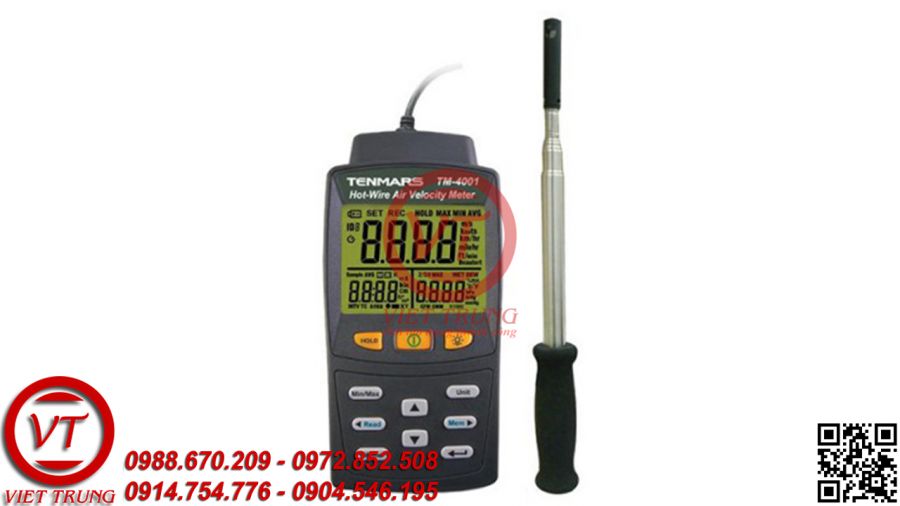 Máy đo tốc độ và lưu lượng gió Tenmars TM-4001 (VT-MDTDG15)