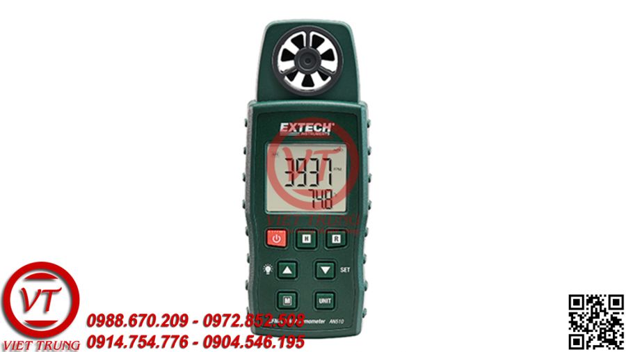 Máy đo vận tốc và lưu lượng gió, nhiệt độ Extech AN510 (VT-MDTDG54)