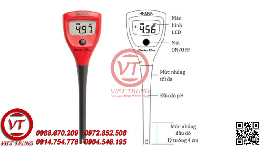 Bút đo pH checker plus HI98100 (VT-BDPH16)