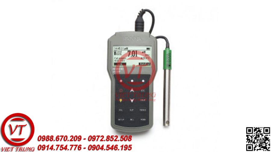 Máy đo pH và nhiệt độ cầm tay Hanna HI98190 (VT-PHCT29)