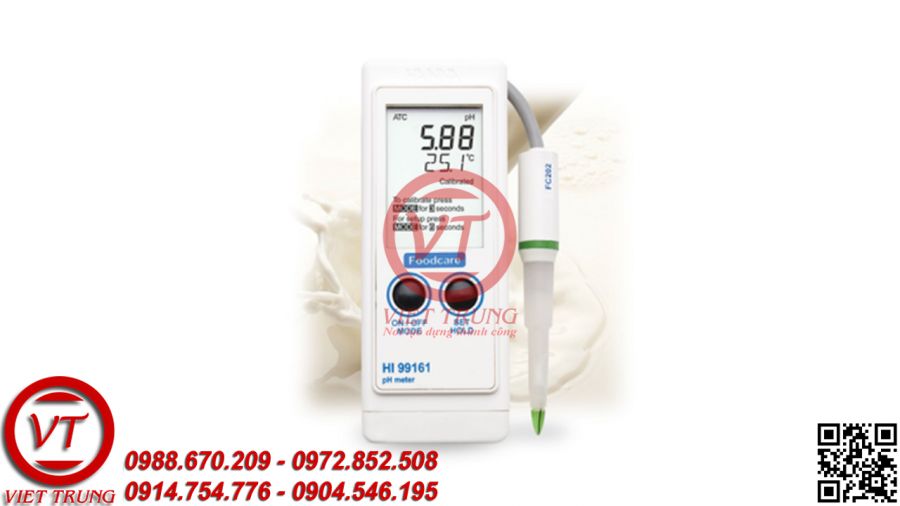 Máy đo pH thực phẩm Hanna Hi 99161 (VT-PHCT31)