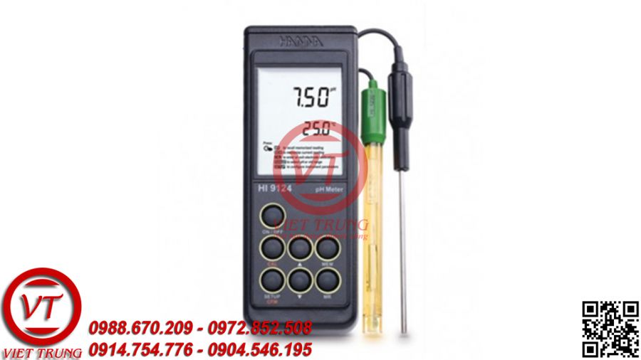 Máy đo pH Và nhiệt độ cầm tay HI9124 (VT-PHCT50)