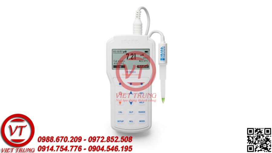 Máy đo pH/Nhiệt Độ HI98161 (VT-PHCT53)