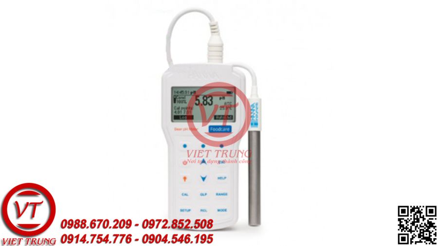 Máy đo pH/Nhiệt Độ Trong Bia HI98167 (VT-PHCT55)