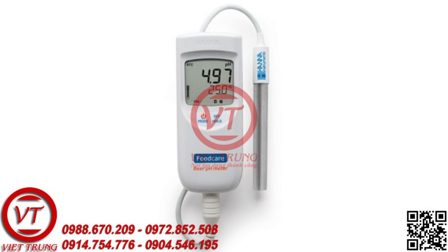 Máy đo pH/Nhiệt Độ Trong Bia HI99151 (VT-PHCT65)