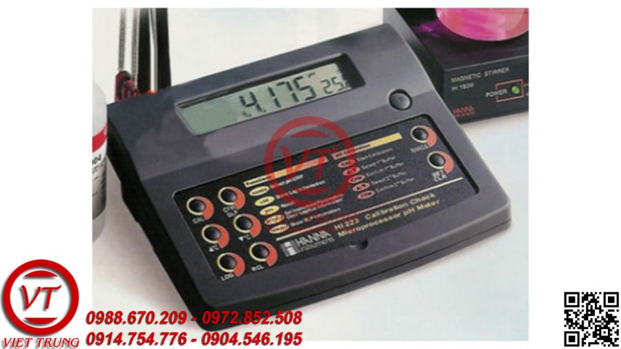 Máy đo pH/nhiệt độ để bàn HI221 (VT-PHDB28)