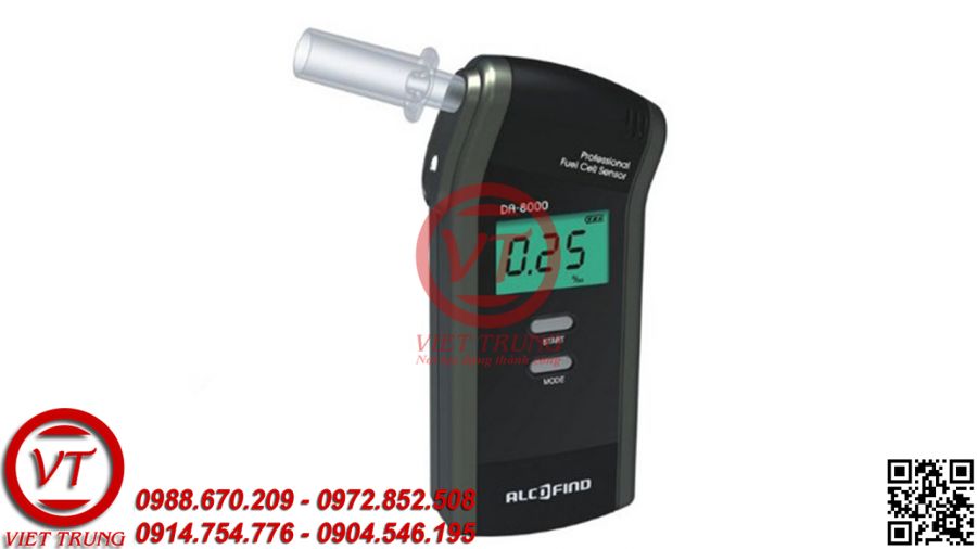 Máy đo nồng độ cồn ALCOFIND DA-8000 (VT-DNDC43)