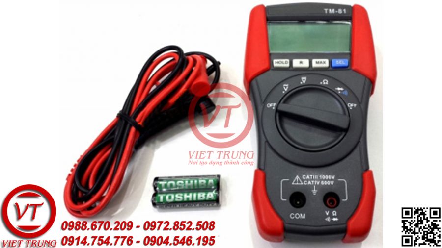 Đồng hồ đo điện vạn năng Tenmars TM-81 (VT-DHDD03)