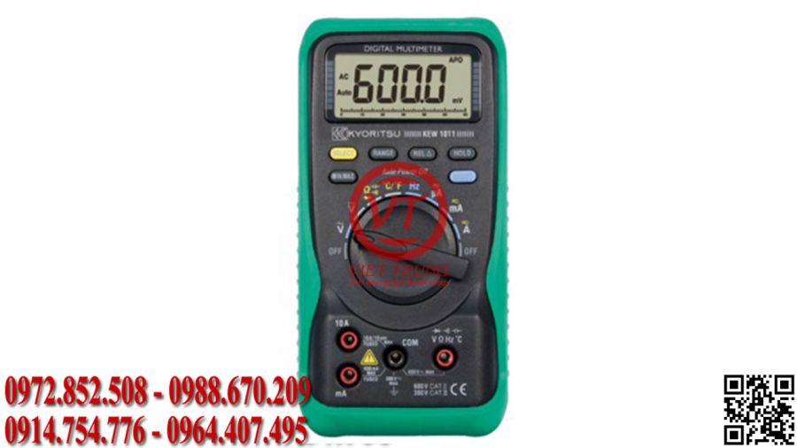 Đồng hồ đo điện vạn năng Kyoritsu 1011 (VT-DHDD51)