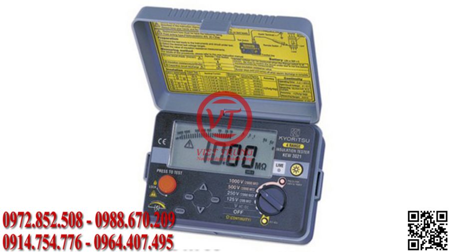 Đồng hồ đo điện trở cách điện Kyoritsu 3021 (VT-DDR04)