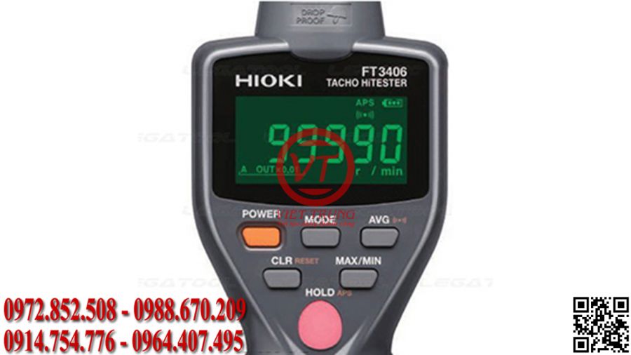 Máy đo tốc độ vòng quay Hioki FT3406 (VT-DVQ27)