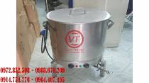 Nồi đun nước nóng công nghiệp 100 lít inox 1 lớp (VT-MDNN08)
