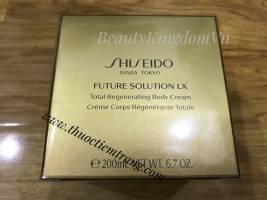 Shiseido Ginza Tokyo Kem dưỡng thể Future Solution LX Total Regenerating Body Cream