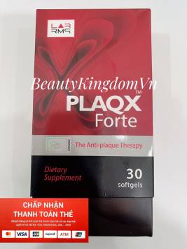 Viên uống PlaqX Forte The Anti -plaque therapy Gelcaps ngăn ngừa đột quị, các bệnh lý tim mạch, gan
