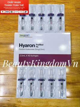Dongkook Hyaron Hyaluronic Acid thuốc tiêm vi điểm mesotherapy cấp ẩm, dưỡng da căng bóng, trẻ hoá