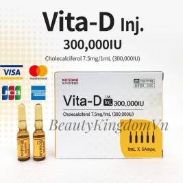 Kosdaq Vita-D 300.000IU bổ sung Vitamin D cho bệnh nhân loãng xương, cơ xương khớp, tim mạch