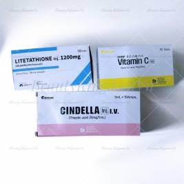 Bộ thuốc tiêm trắng Cindella 1200mg 10 lần truyền