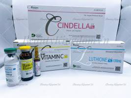 Bộ thuốc tiêm trắng Cindella 1200mg New Version