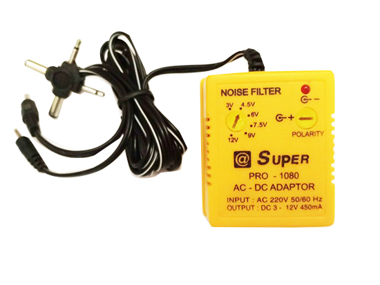 Adaptor đa năng 6 đầu ra dùng cho các thiết bị điện tử SUPER PRO 1080