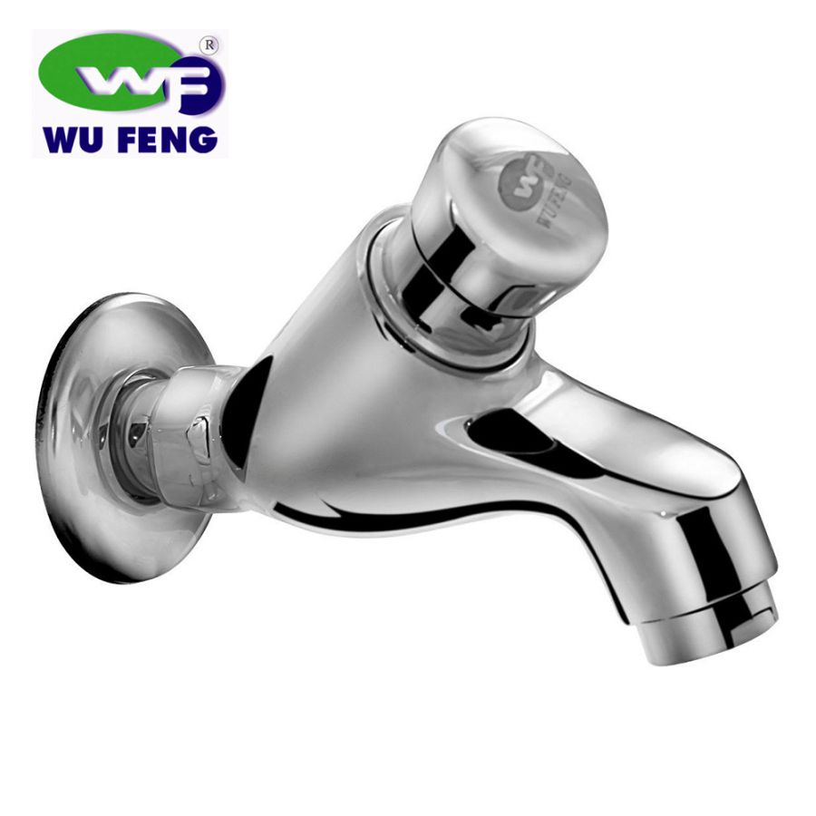 Vòi nước gắn tường tay nhấn Wufeng WF-152