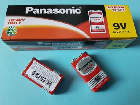 Pin vuông Panasonic Carbon 9V (hộp 12 Viên)
