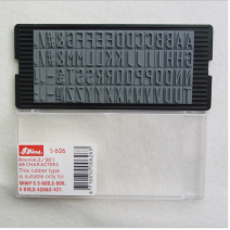 Bộ ký tự 8mm Shiny S-626 - Bộ chữ  - dùng cho dấu S600, S800, S810, S420, S421