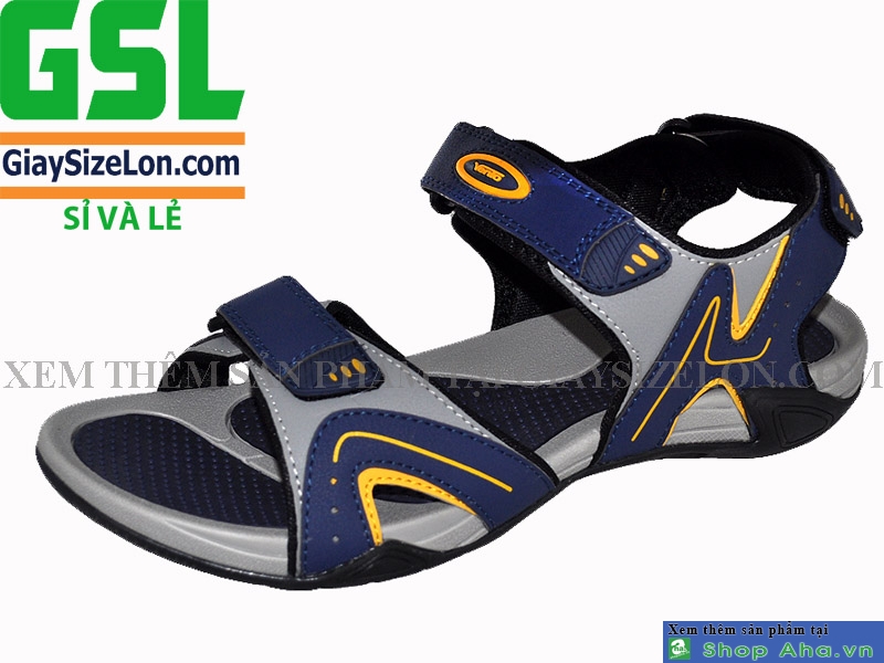 Sandal Xuất Khẩu Size Lớn Navy SSL03