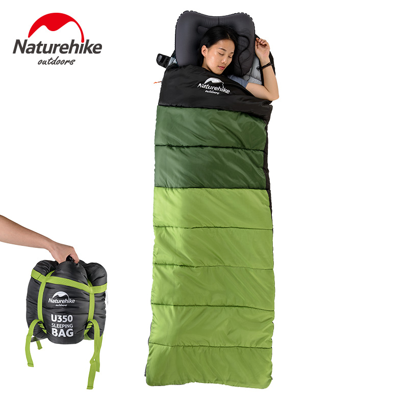 Túi ngủ cá nhân đi du lịch Naturehike U250 Xanh lá