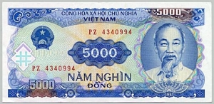 5000 Dong 1991