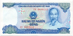 Việt Nam 20000 Dong 1991 UNC