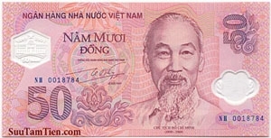 Vietnam 50 Dong 2001