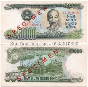Việt Nam 50000 Dong 1990 SPECIMEN