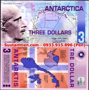 Nam Cực - Antarctica 3 dollar 2008