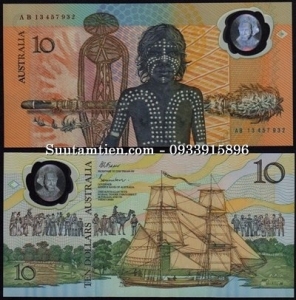 Australia 10 dollar 1988 Có dòng chữ 26 Janua