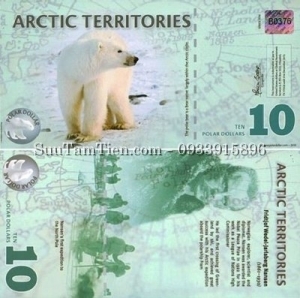 Arctic Territories 10 Polar Dollars 2011