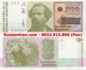 Argentina 500 australes 1990