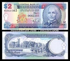 Barbados 2 Dollar 2007