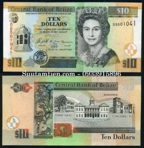 Belize 10 Dollar 2011