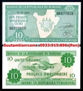 Burundi 10 Francs 2003