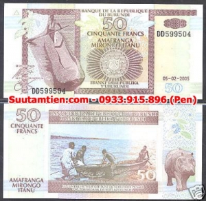 Burundi 50 Francs 2005